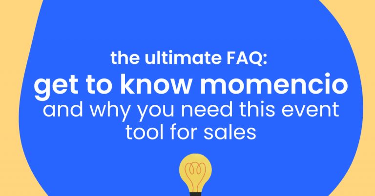 event tool, event app for tradeshows - know momencio