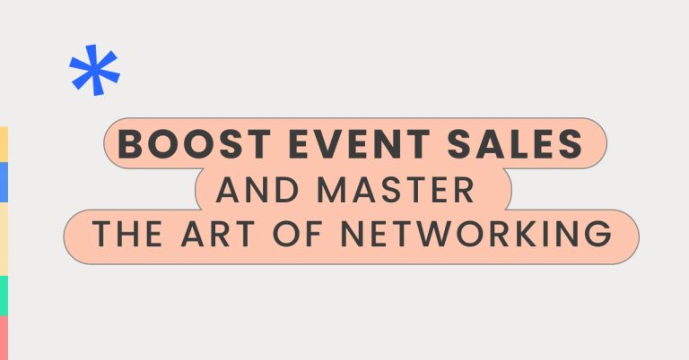 Boost event sales