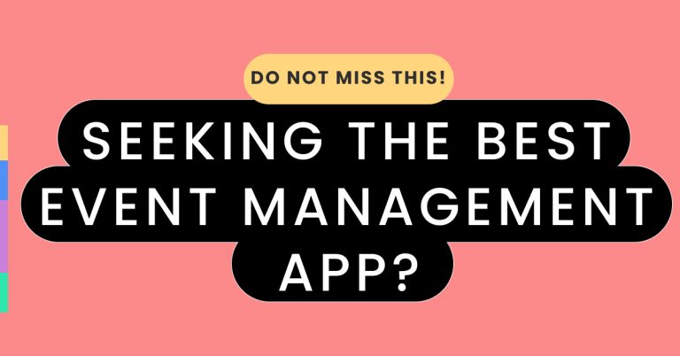 best event management app!