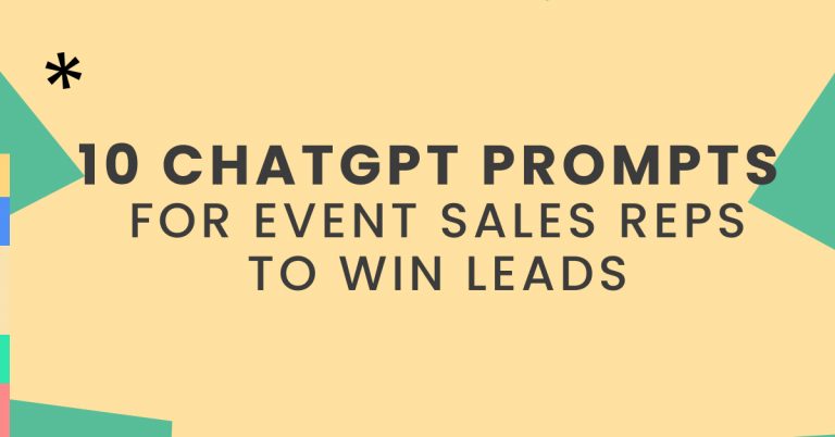 10 ChatGPT prompts for event sales