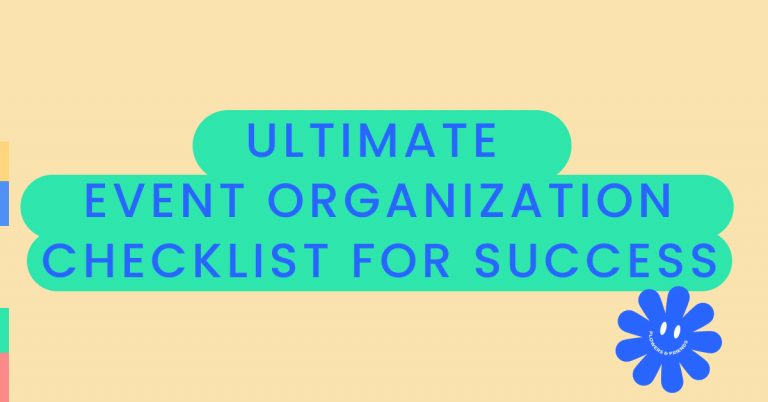 Ultimate event organization checklist for success