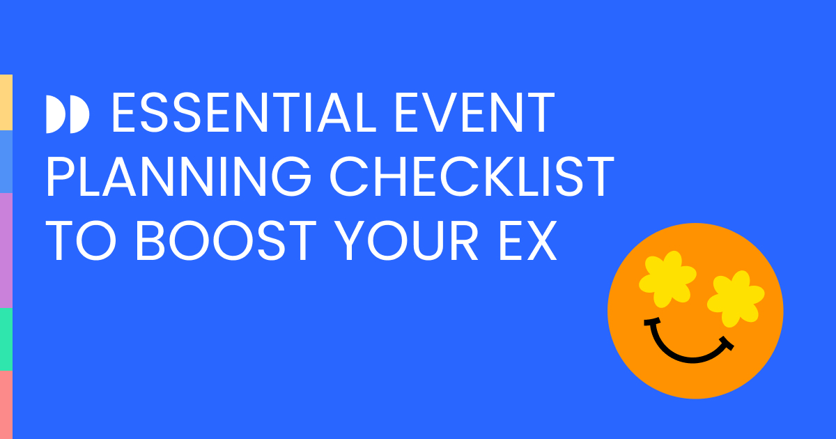 Essential event planning checklist to boost your EX